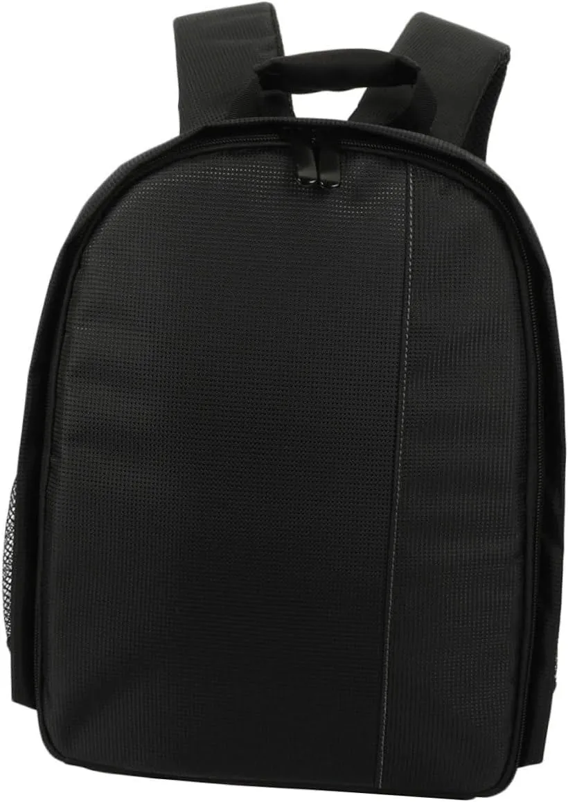 1Pc Camera Backpack with Shoulder Straps Versatile DSLR Storage Bag for Hiking Beach and Daily Use Includes Tripod Side Pocket and Shockproof Sponge Protection