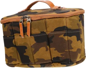 1Pc DSLR Camera Bag Professional Carrying Case with Extra Pockets for Lens Accessories Comfortable Texture for Storage of Tablet and More Camouflage