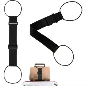 2 Pack Elastic Fastening Belt for Luggage, 2025 Luggage Straps, Travel Belt for Suitcase Handle Handbag Backpack Spinner Carry on Travel Airport