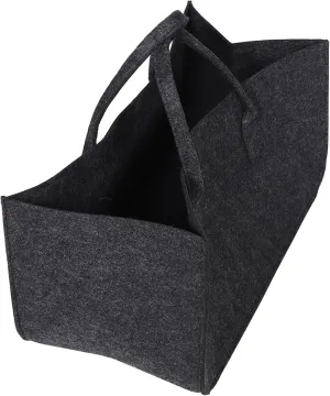 2 Pcs Foldable Felt Tote Bag with Handles Versatile Large Capacity Storage for Groceries Daily and More Stylish Deep Design for Casual Formal Use