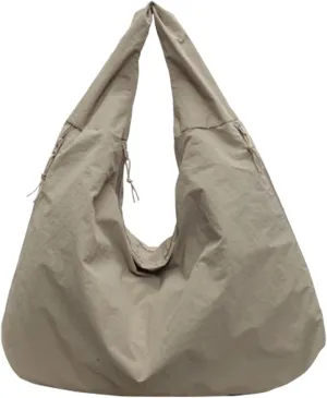 2025 New Women Solid Color Draped Tote Bag, Large Crossbody Bag, Versatile Slouchy Hobo Bag, Fashion Tote Bags (Khaki)
