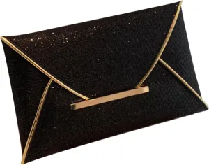 2pcs handbag glitter Evening Envelope Clutch Evening Bags Versatile Change Women Storage Bag Wedding Glitter Envelope bag Car Key Change Holder ladies wallet pu present sequins Miss