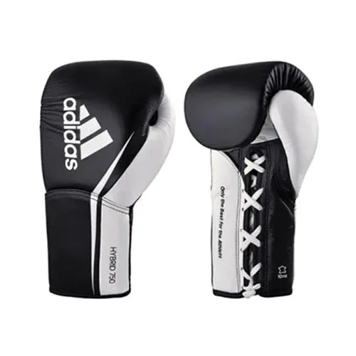 Adidas Hybrid 750 Pro Fight Lace Up Boxing Gloves