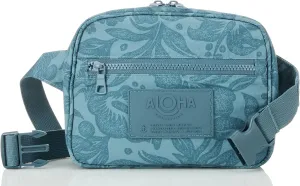 ALOHA Collection Keep It Light Nylon Hip Pack - Lightweight, Water-Resistant, Hands-Free with Secure Zipper Pockets for Travel, Hiking, and Everyday Use