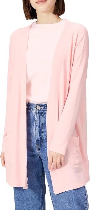 Amazon Essentials Women's Relaxed-Fit Lightweight Lounge Open-Front Cardigan