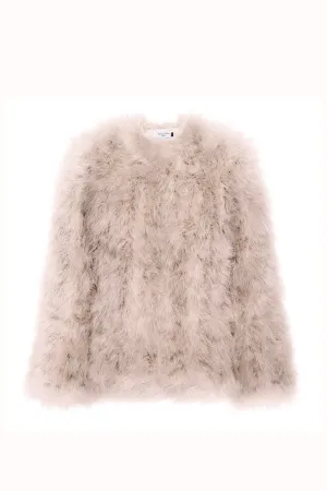 Angel Feather Jacket Blush