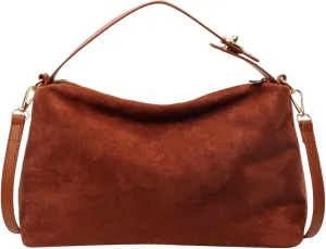 APLUSH Retro Shoulder Bag Fall Winter Versatile Commuter Crossbody Tote Matte Underarm Bag Hobo Purse,Brown,One Size