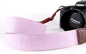 Arche Adjustable and Comfortable Neck/Shoulder Camera Strap for All DSLR Camera Compatible Work with Nikon/Canon/Sony/Olympus and More DSLR, Mirrorless and Instant Camera (Solid Pink)