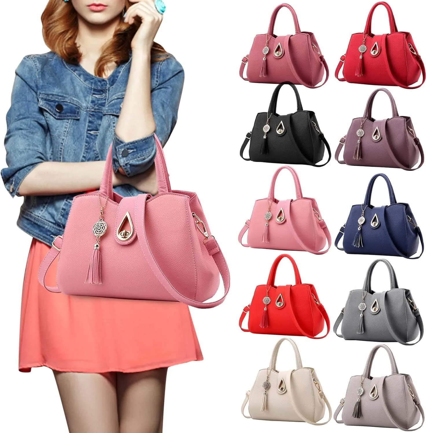 Beach Tote Bag Large Dumpling Handbags Crossbody Bags Shoulder Hobo Handbag For Business Wife Mama Travel Work Outdoor S
