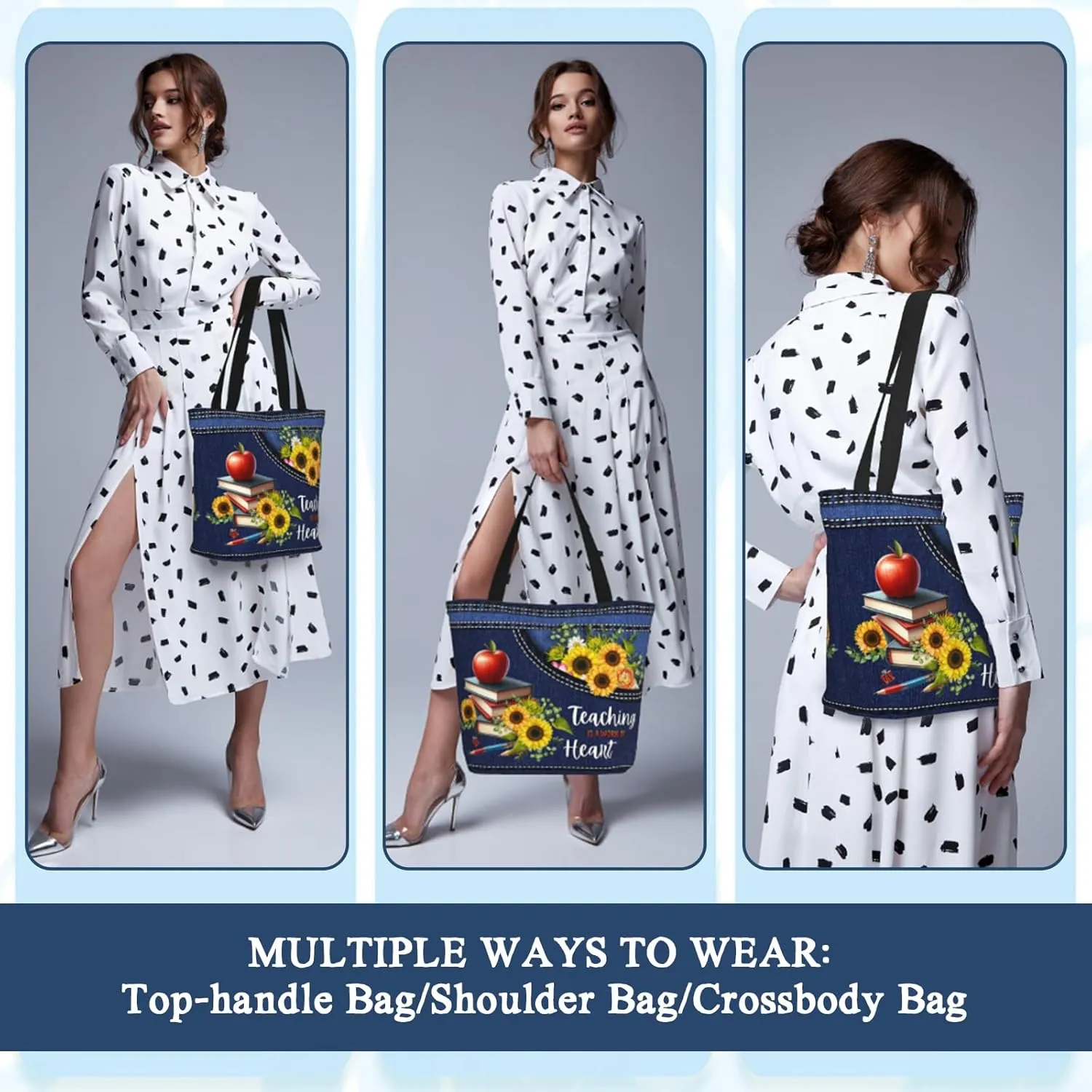 Beach Tote Bags for Women Sea Turtles Travel Beach Shoulder Bags Canvas Tote
