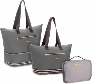 biaggi ZipSak Boost! Foldable Travel Tote  Lightweight, TSA Approved, Convertible Carryall for Airplane, Gym, Weekender