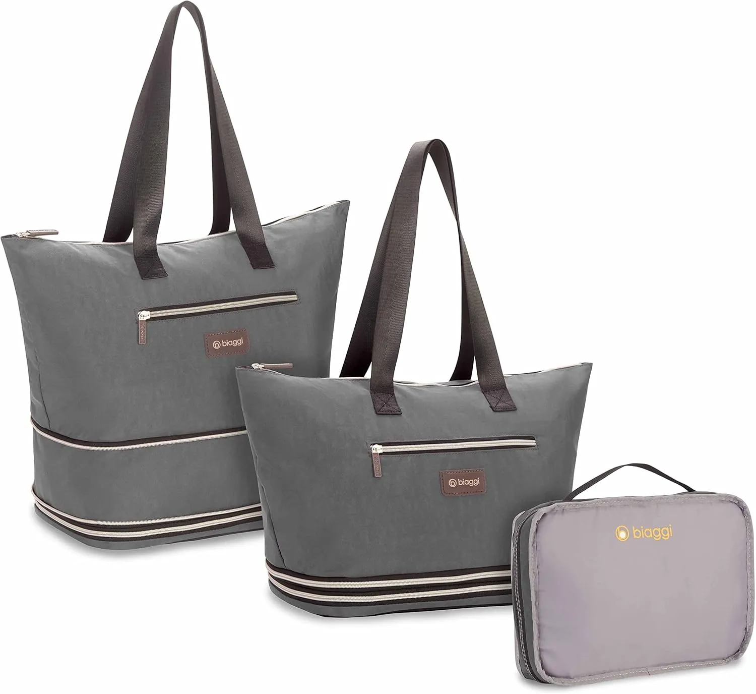 biaggi ZipSak Boost! Foldable Travel Tote  Lightweight, TSA Approved, Convertible Carryall for Airplane, Gym, Weekender