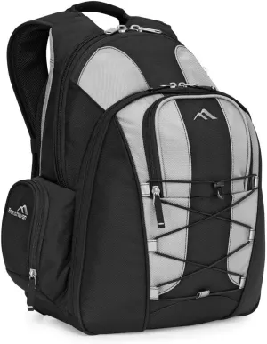 Brenthaven Tred Expandable Backpack Fits 15 inch Laptops, MacBooks, Chromebooks and Tablets - Durable, Spacious, Comfortable and Secure for Professionals, Office, Business or Personal Use - Titanium