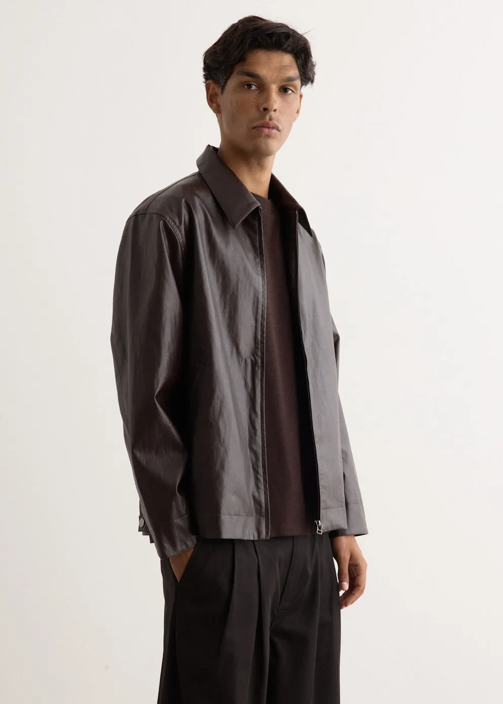 Bulldozer PU Coach Jacket