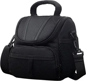 Camera Bag for DSLR Cameras Ergonomic Shoulder Strap Case Bag for Comfortable Carrying