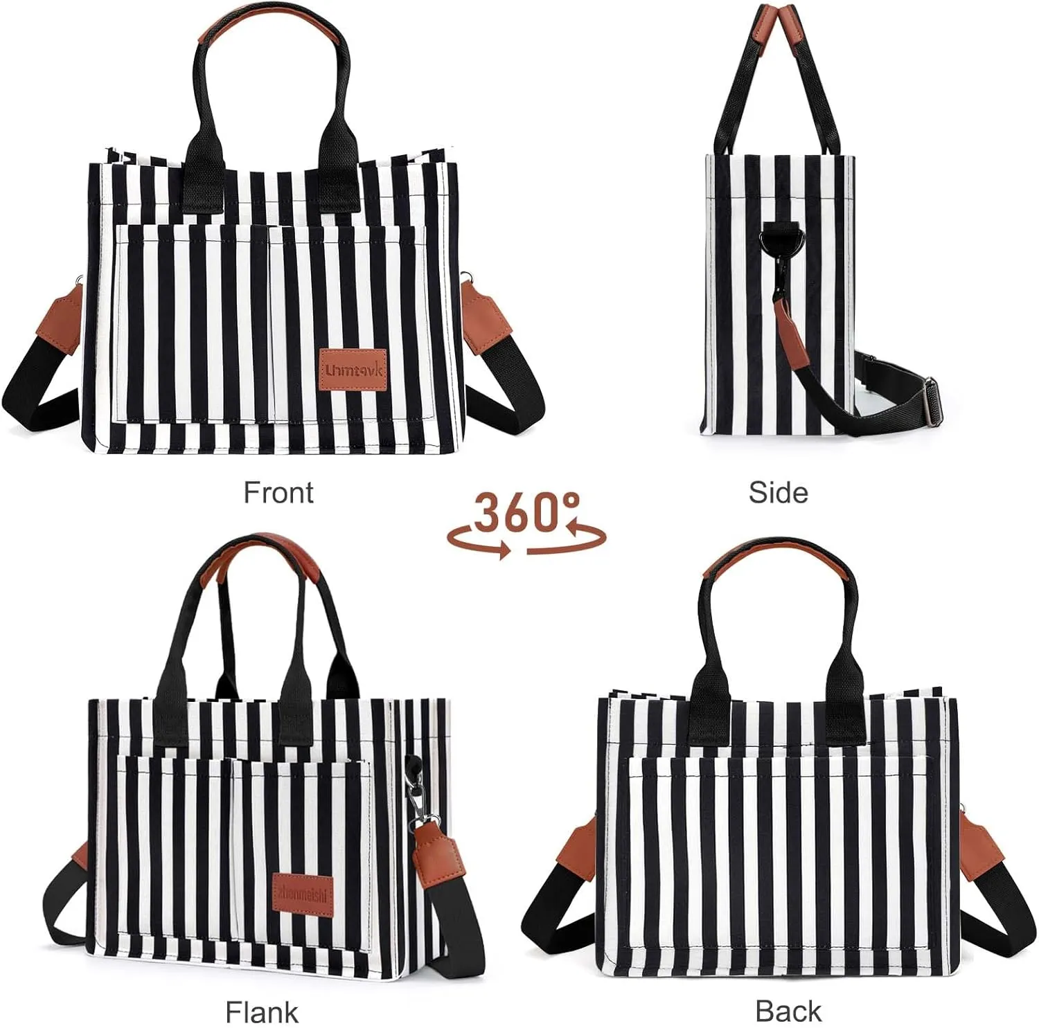 Canvas Tote Bag for Women, Large Work Purses Bible Tote