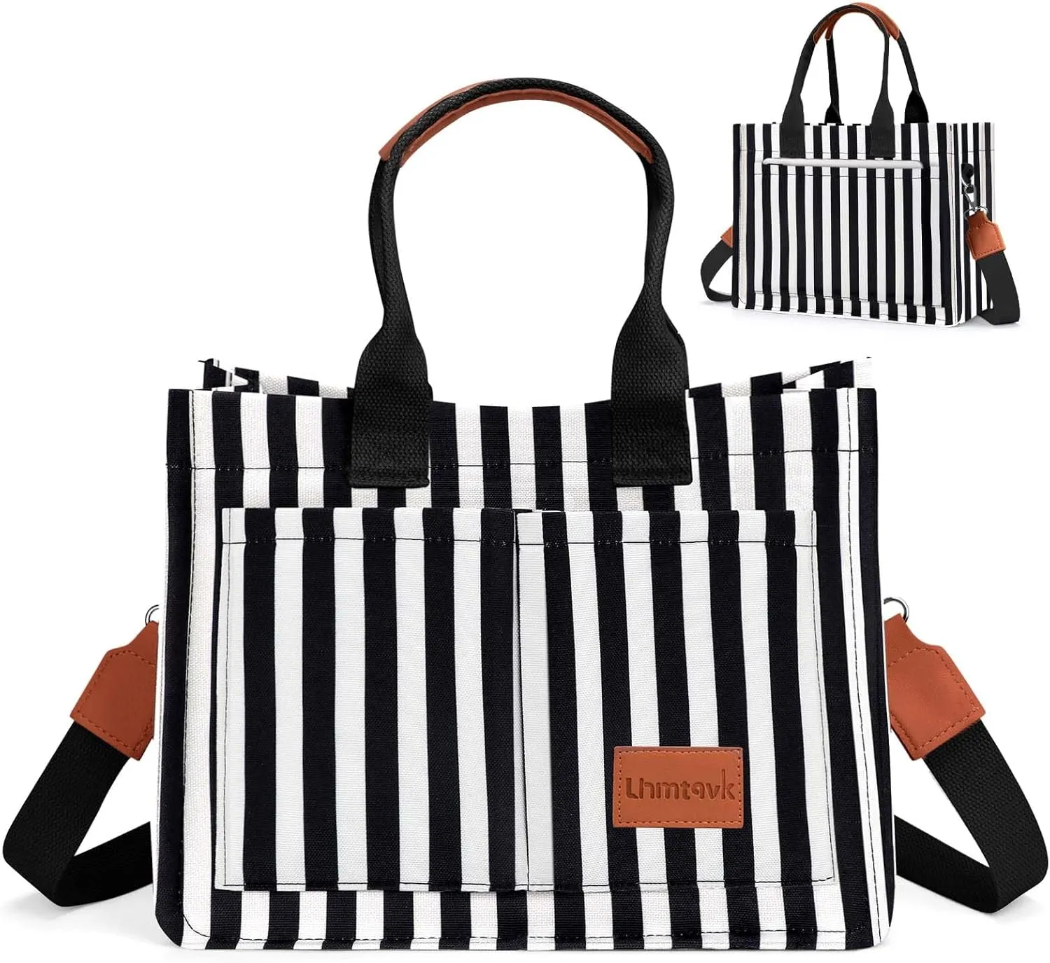 Canvas Tote Bag for Women, Large Work Purses Bible Tote