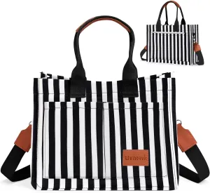 Canvas Tote Bag for Women, Large Work Purses Bible Tote