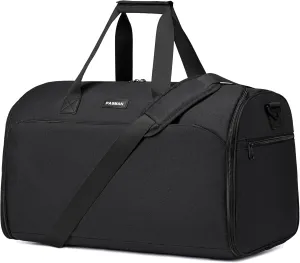Carry on Garment Bags for Travel, Convertible Garment Duffel Bag with laptopcompartment for Men Women- 2 in 1 Suit trip Bags