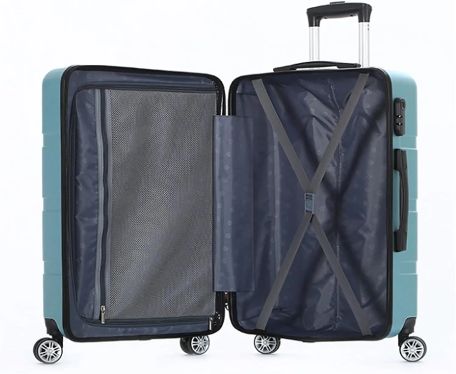 Carry-on Suitcase Luggage Travel Luggage Medium Large Smooth Small Hand Luggage Comfortable and Lightweight Carry-on Suitcases Carry On Luggages, 20inch,A-20inch (A 24inch)