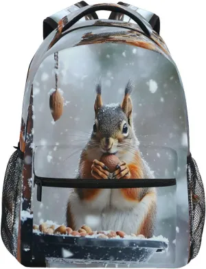 CEBUGI Travel Backpack for women men Squirrel lightweight Laptop Backpack College bookbag Casual Daypack