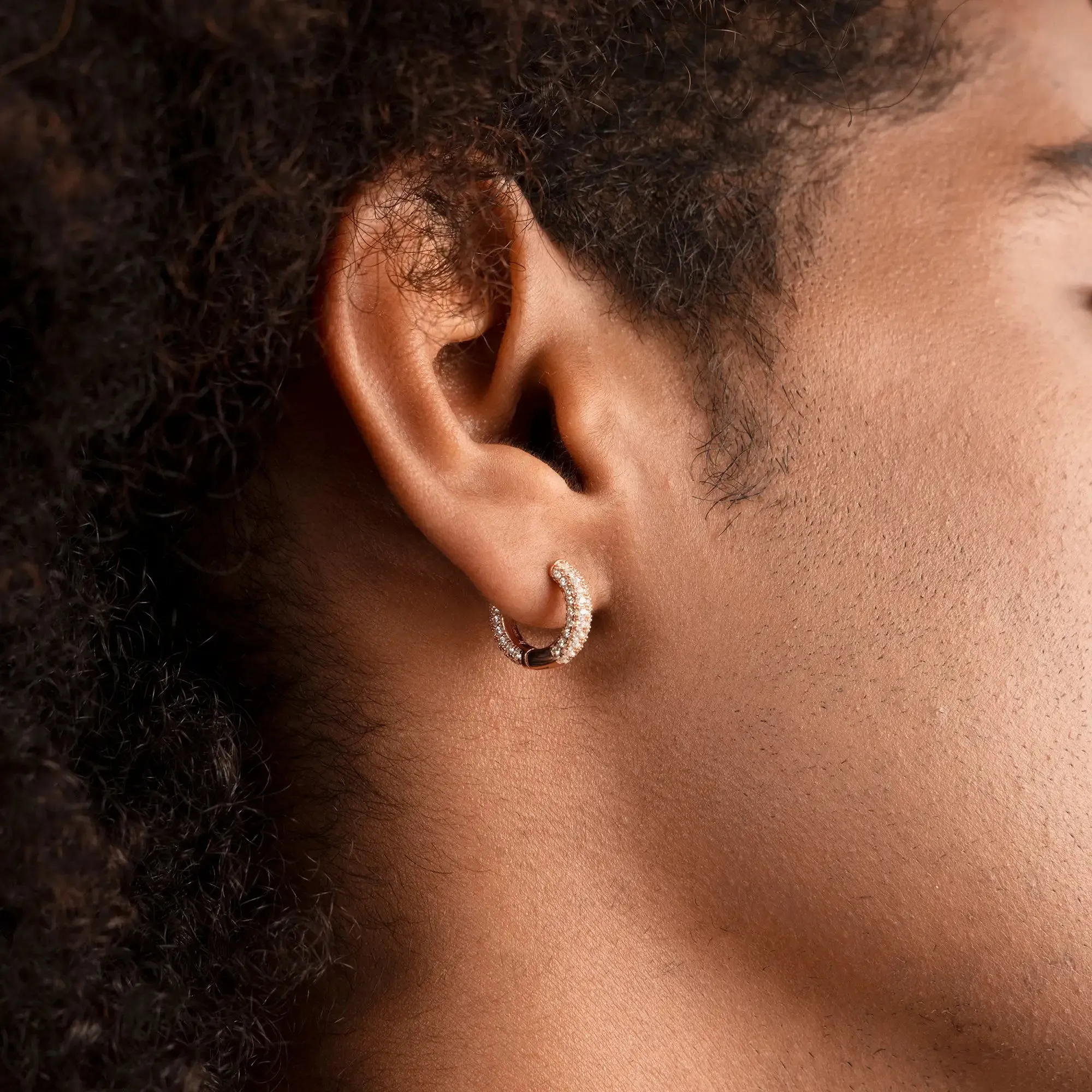 Circle Hoop Earrings - Pair