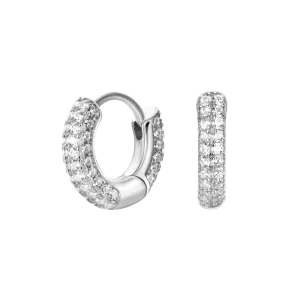 Circle Hoop Earrings - Pair