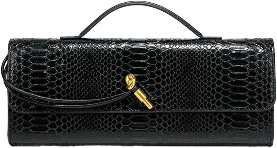 Clutch Purses for Women PU Leather Evening Bag Woven Clutch Trendy Purse Crossbody Bags Cute Handbag Shoulder Bag