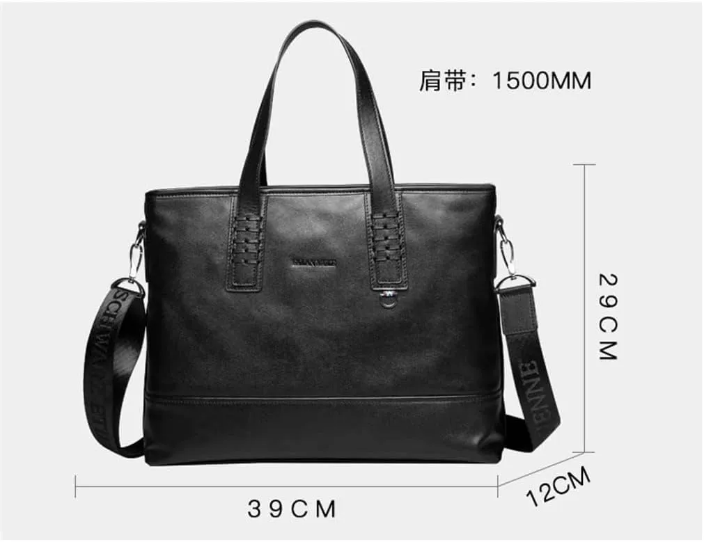 CSCDD Handbag Men's Bags Computer Bags Leather Business Briefcase Gift