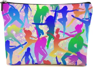 Cute Ballet Makeup Bag Dancer Gifts Dance Lover Gift Dance Stuff Travel Accessories Bag Mothers Day Christmas Birthday Dance Team Appreciation Friendship Gifts for Women Teacher Ballerina Sister Mom