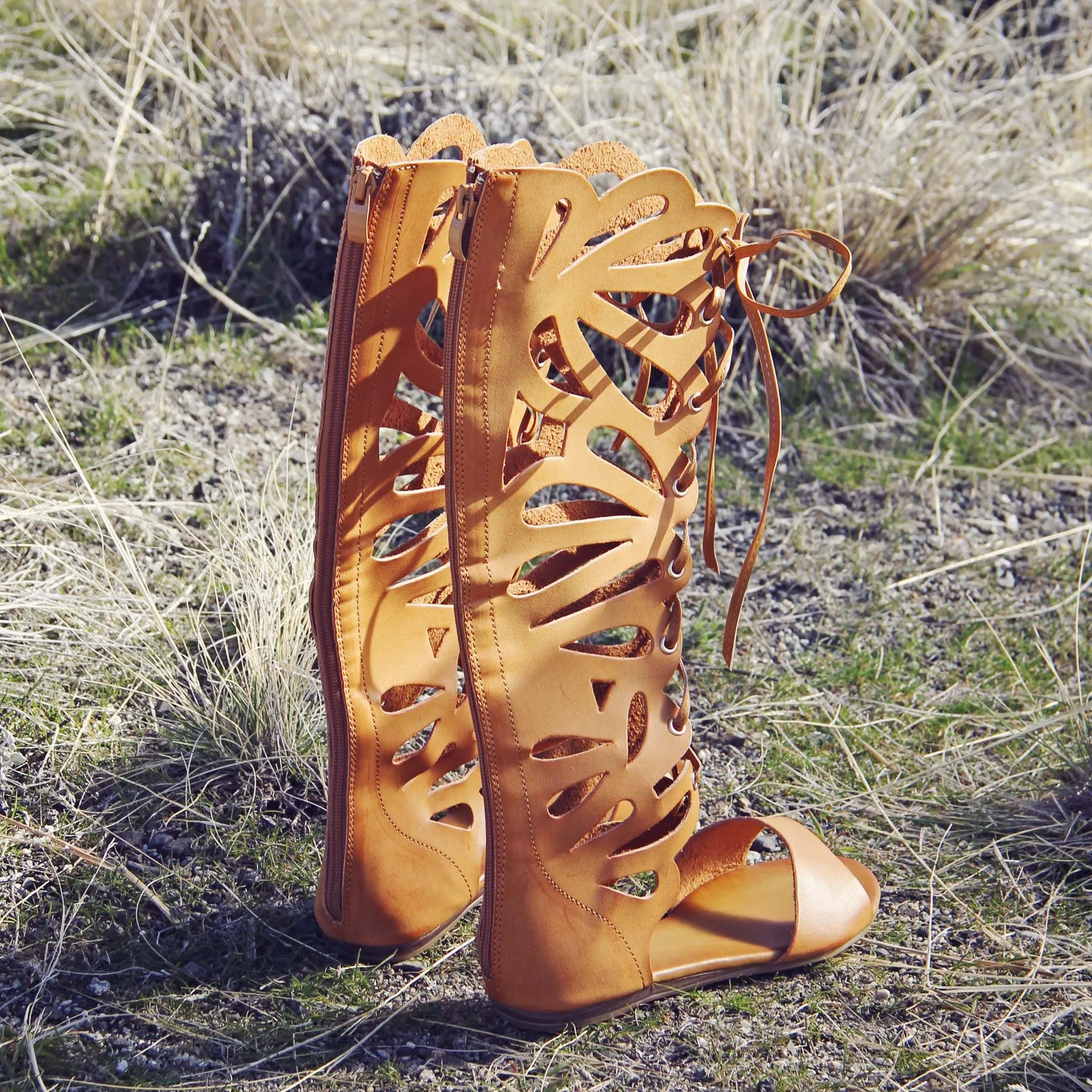 Desert Feather Sandals