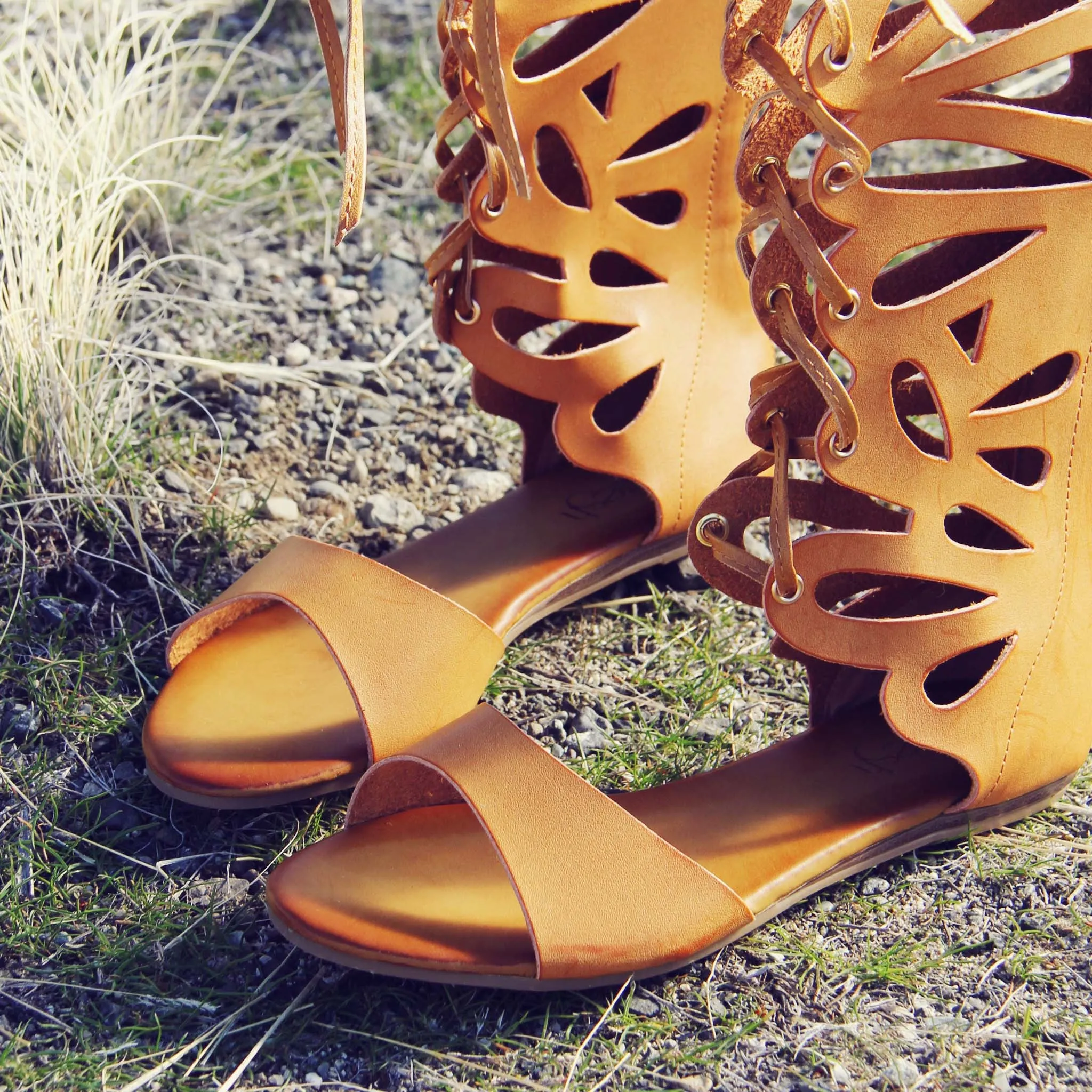 Desert Feather Sandals