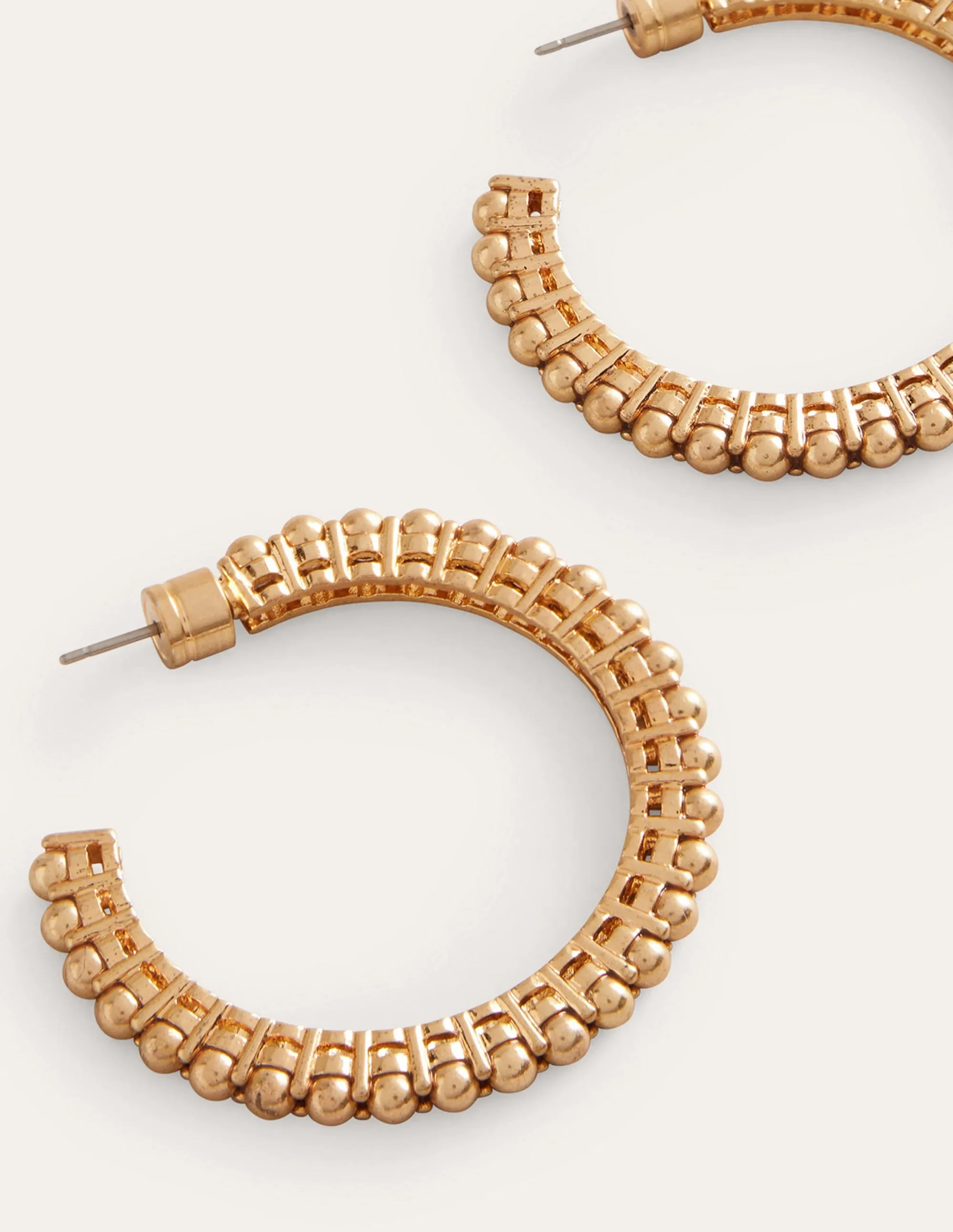 Double Ball Hoops-Gold