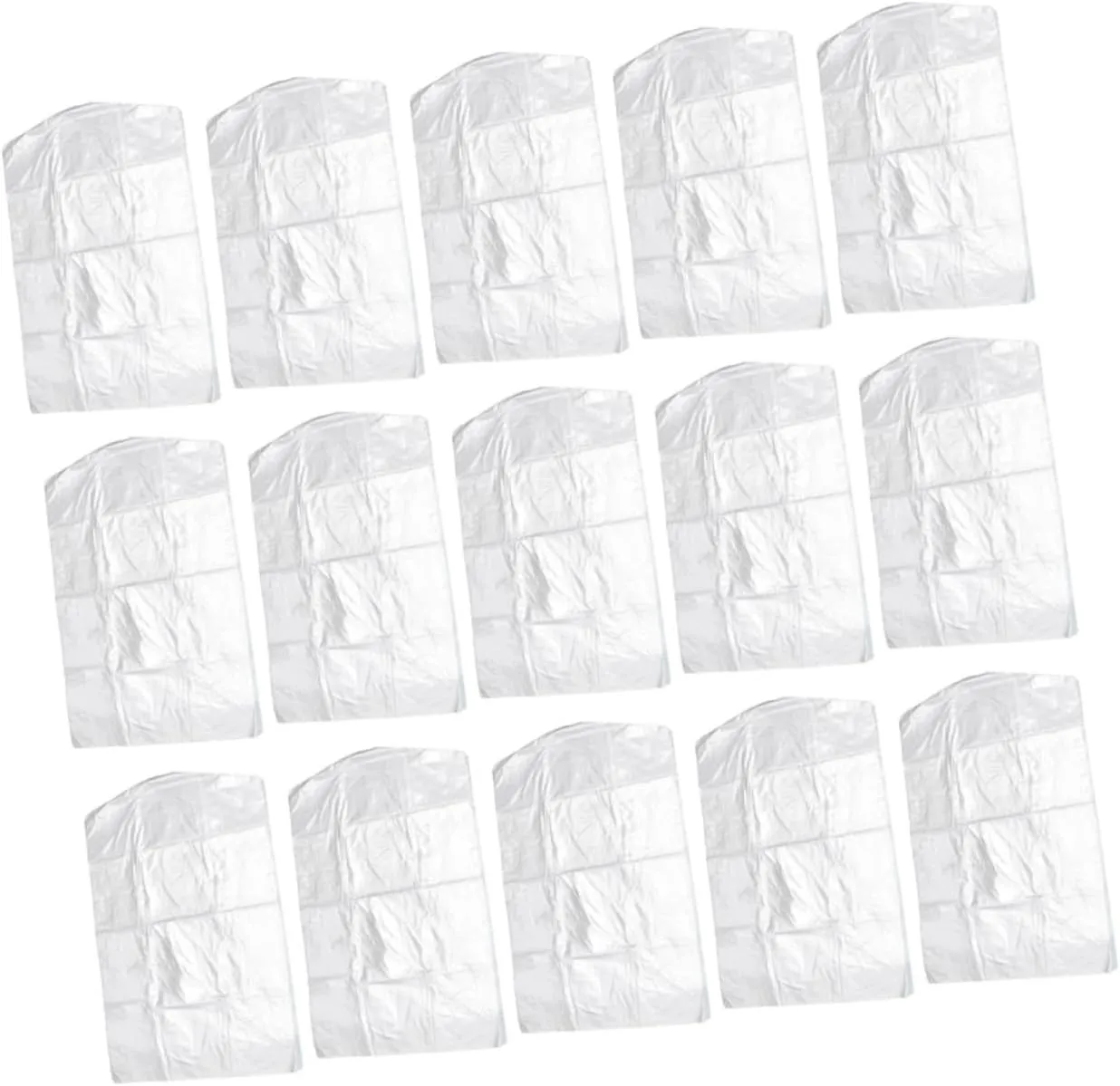 Dry Cleaning Supplies 20pcs Garment Bag Lightweight Foldable Easy to Store Suitable for Outdoor Travel Coat Storage Bag