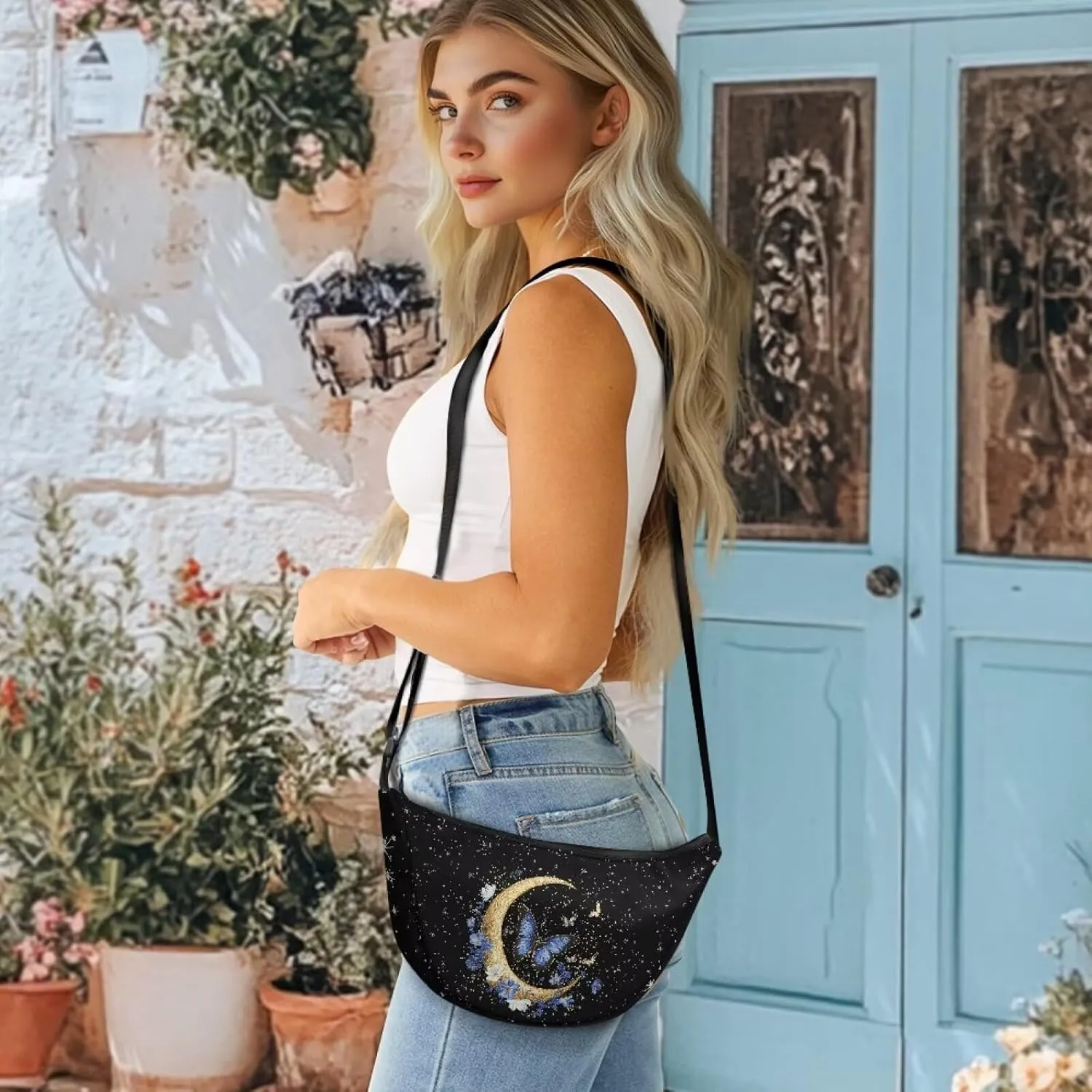 Dumpling Crossbody Bags for Women Casual Women'S Lightweight Crossbody Bag Large Capacity Hobo Bag for Women