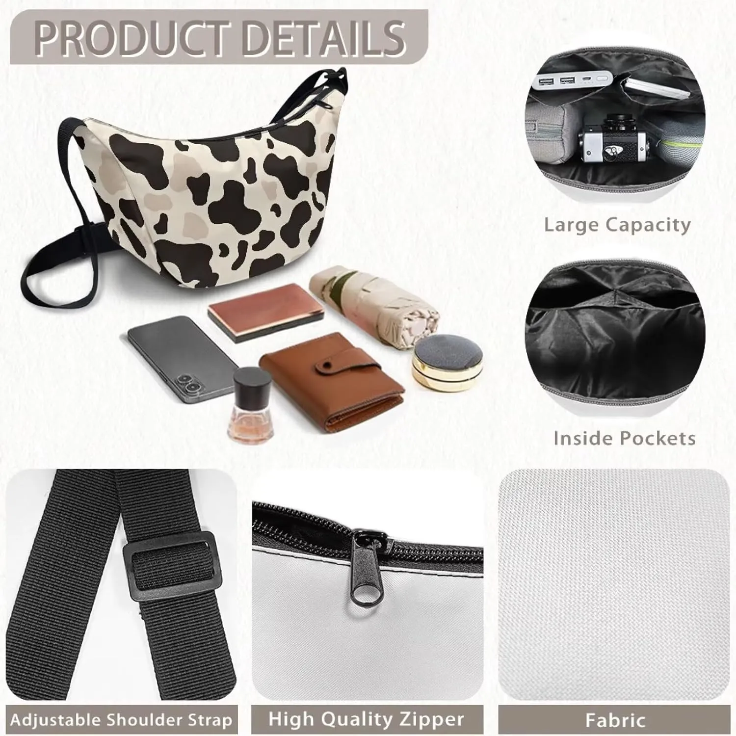 Dumpling Crossbody Bags for Women Casual Women'S Lightweight Crossbody Bag Small Handbag for Women