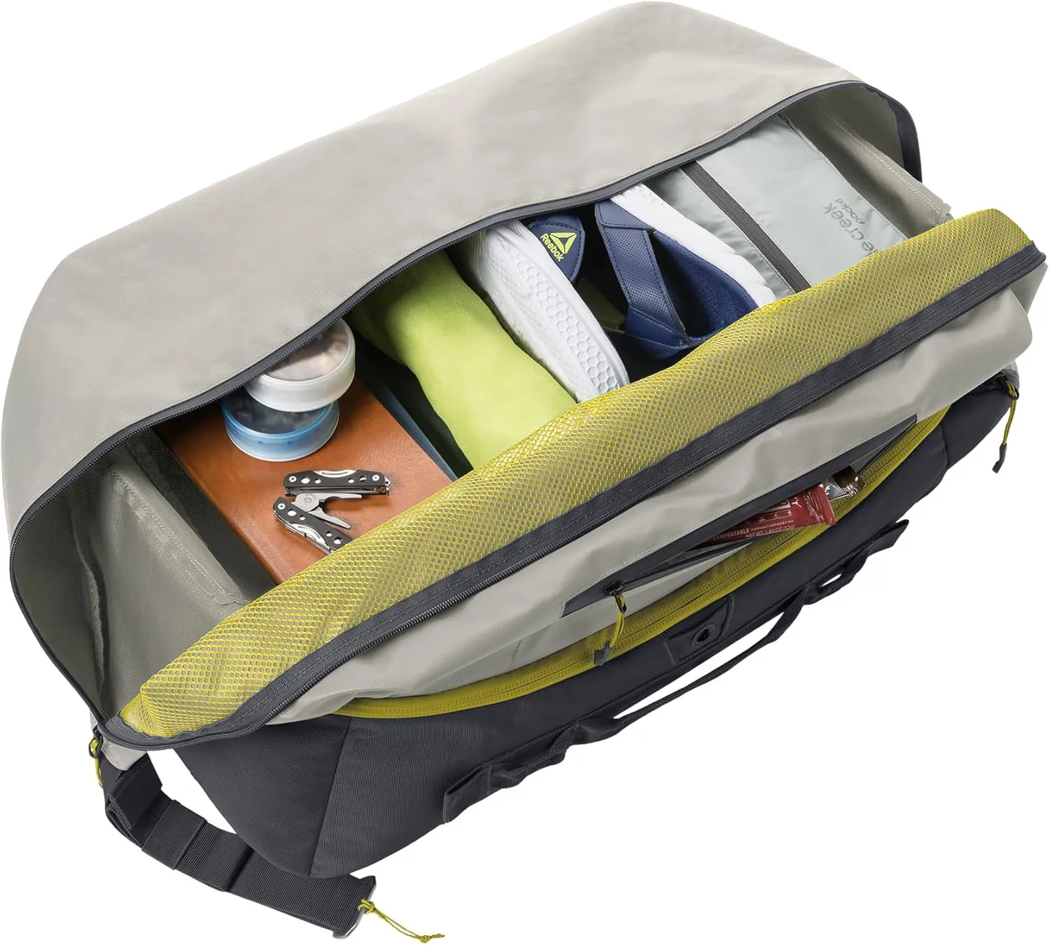 eagle creek Tour Travel Pack 55L - Versatile Luggage with Laptop-Computer-Backpack Compartment, Ideal for Adventurers, Storm Grey