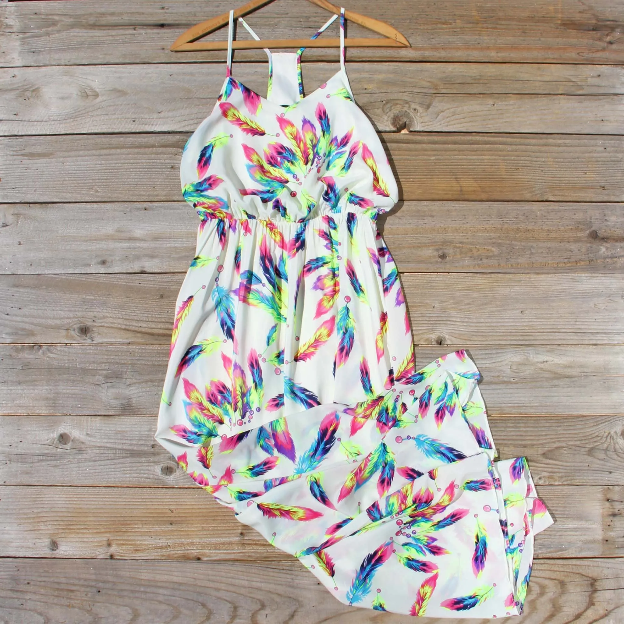 Feather Seeker Maxi Dress