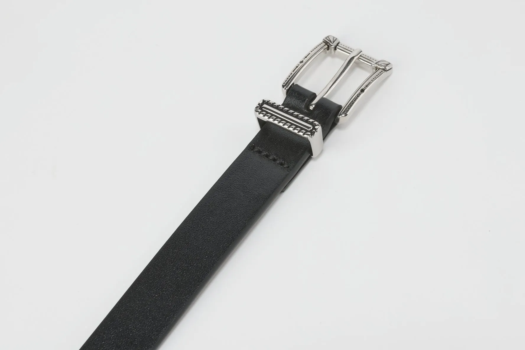 Future Darkness Plain Leather Belt