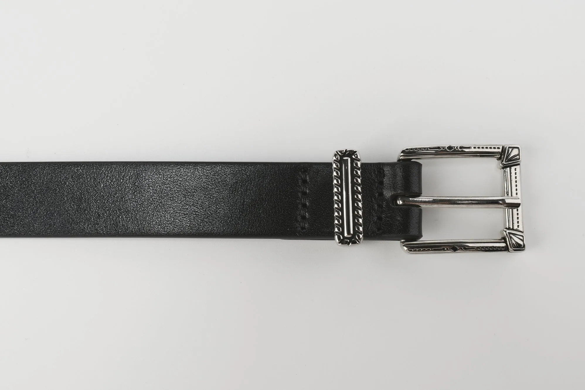 Future Darkness Plain Leather Belt
