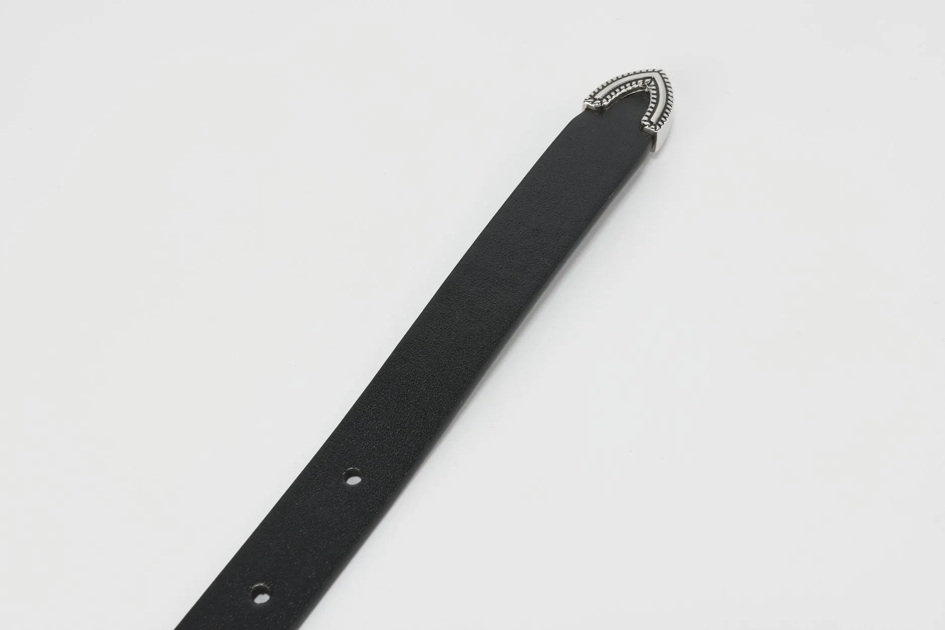 Future Darkness Plain Leather Belt