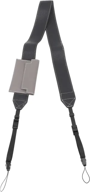 Fydun Camera Strap Comfortable 4cm Width Ergonomic PU Leather Neck Shoulder Strap Belt for DSLR Mirrorless Bag Crystal Case