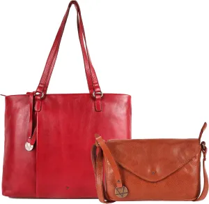Genuine Italian Leather Bag Collection - Tote, Crossbody, and Satchel Purses - Ladies' Shoulder Bags with Top Handle & Adjustable Strap - Stylish and Versatile for Casual or Office Use