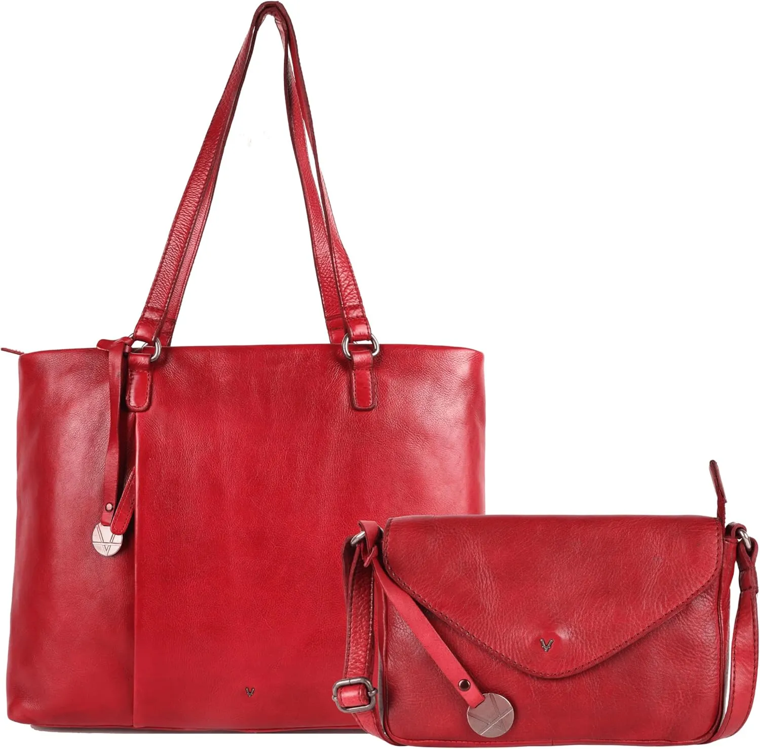 Genuine Italian Leather Bag Collection - Tote, Crossbody, and Satchel Purses - Ladies' Shoulder Bags with Top Handle & Adjustable Strap - Stylish and Versatile for Casual or Office Use