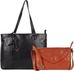 Genuine Italian Leather Bag Collection - Tote, Crossbody, and Satchel Purses - Ladies' Shoulder Bags with Top Handle & Adjustable Strap - Stylish and Versatile for Casual or Office Use
