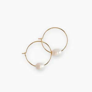 Intentions Earrings, Pearl