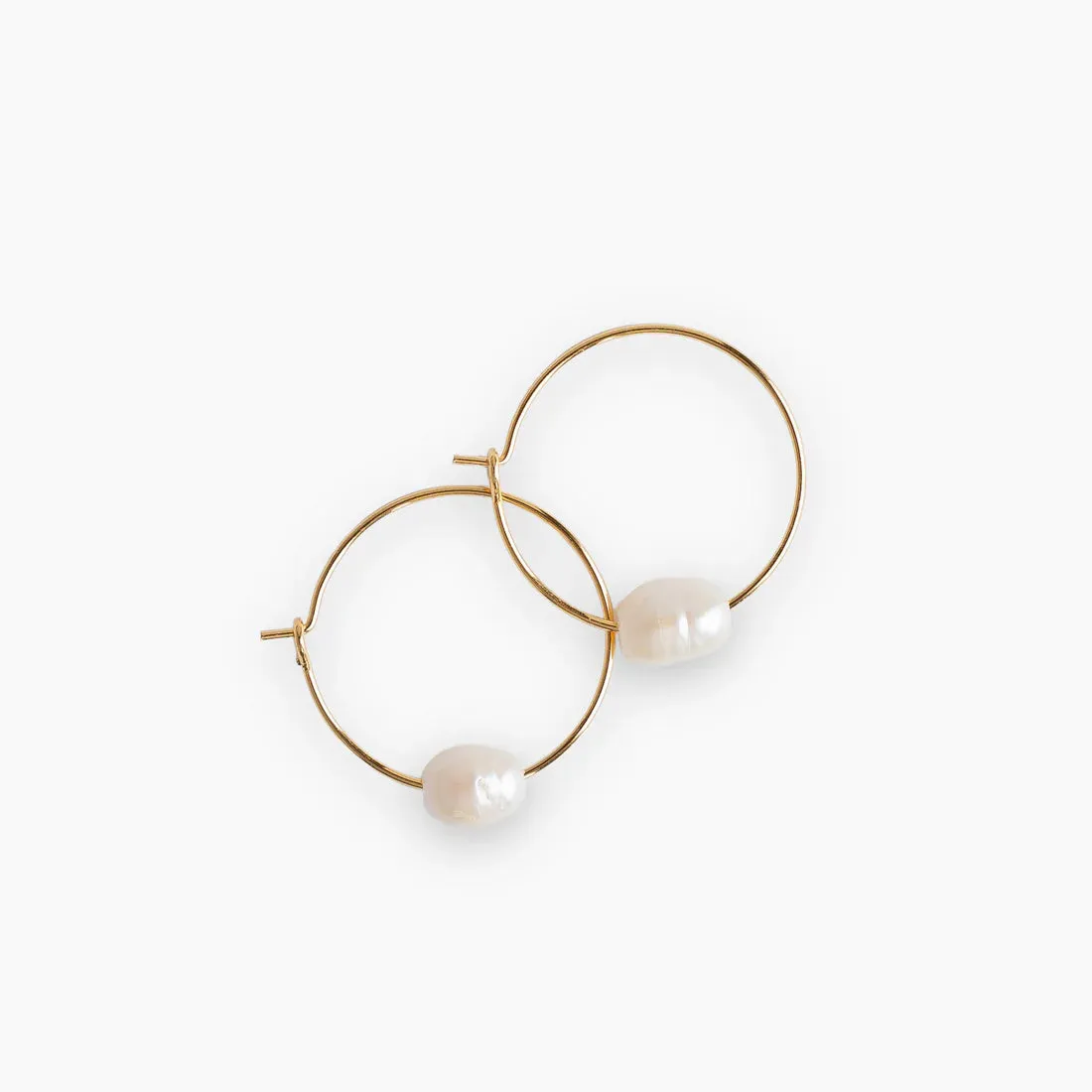 Intentions Earrings, Pearl