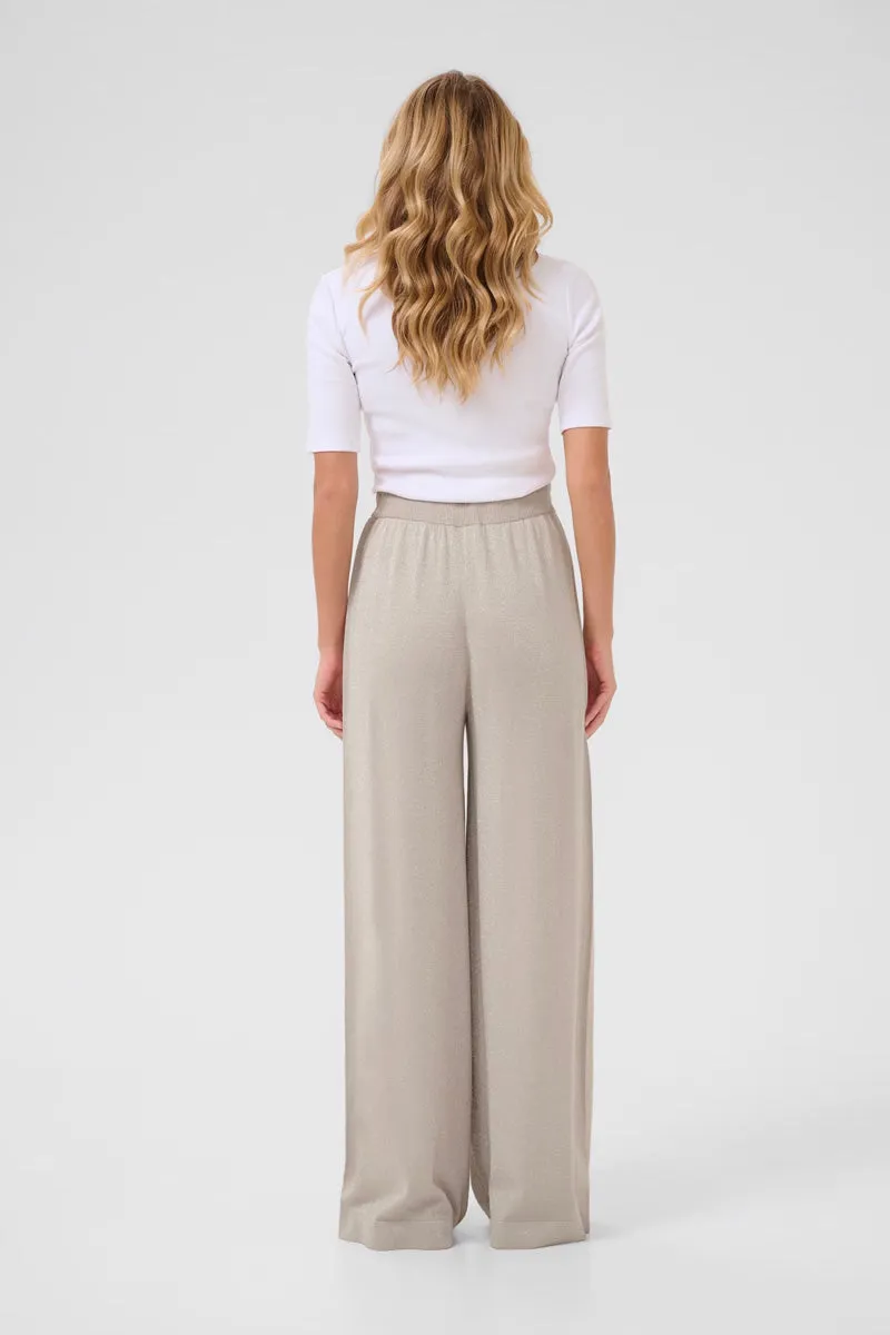 KAFFE KAregina Trousers Feather Gray