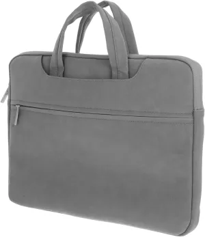 Laptop Carrying Case 14 Inch Notebook Sleeve Multiple Pockets Stylish Pu Laptop Bag for Business Office College Students