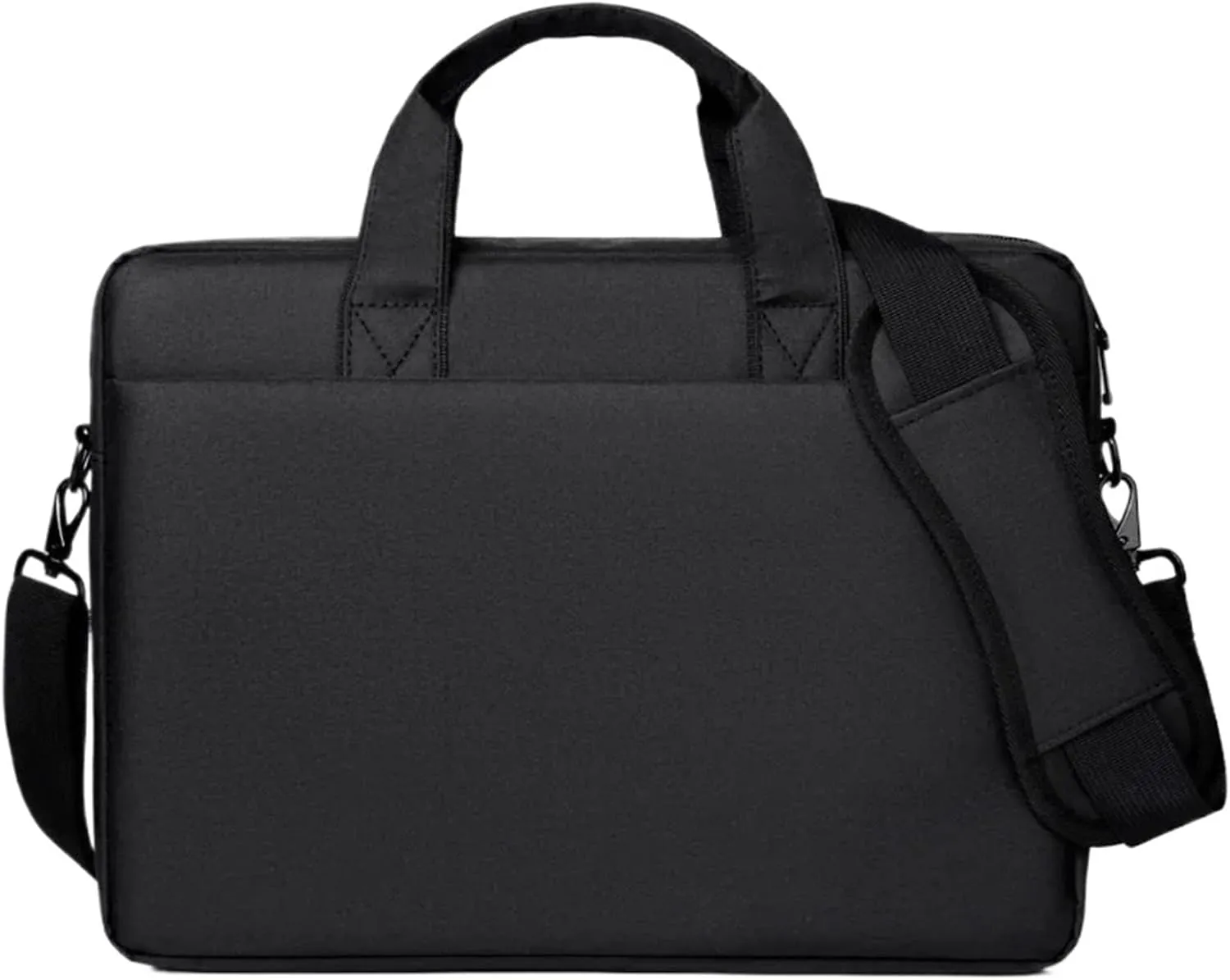 Laptop Shoulder Bag Laptop Bag Sleeve Case Shoulder Handbag Notebook Pouch Briefcases for 14 15 17 Inch(Black-Cotton,17-inch)